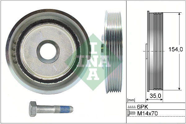 Belt Pulley Set, crankshaft